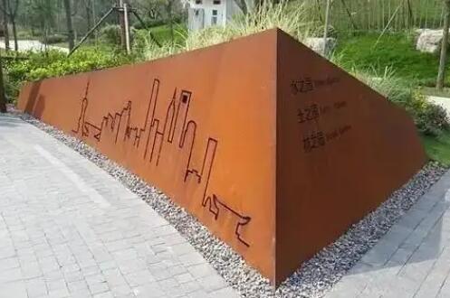 板桥镇耐候钢挡土墙